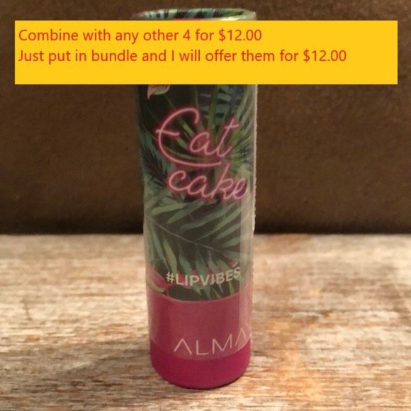 Almay Lip Vibes Matte Lipstick, Eat Cake - Picture 1 of 3